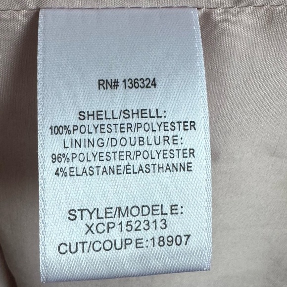 H by HALSTON Primrose Pink Flutter Sleeve Mini Dress | Wrap Surplice Ruffles 2 - Picture 6 of 8